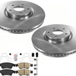 Frt 330MM Brake Rotors Pads For Infiniti 08-13 G37 2 Dr Coupe Rear Wheel Drive