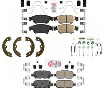 AmeriPLATINUM Pastillas de cerámica Hardware, botas Pastillas de freno para Infiniti Q60 2014-15