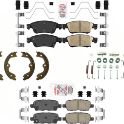 AmeriPLATINUM Ceramic Pads Hardware, boots Brake Pads For Infiniti Q60 2014-15