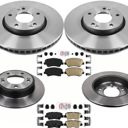 High Carbon Performance Brake Rotor Pads For 2012-2014 Hyundai Base Veloster