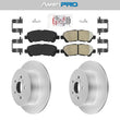 Rear Ceramic Pads & Coated Rotors FOR 2008-2013 TOYOTA HIGHLANDER