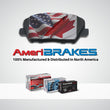 Performance AmeriBRAKES Pastillas de freno de disco Zapatas de freno de estacionamiento para Ford F150 2009