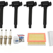 Tune Up Kit Ignition Coils Spark Plugs & Filters For 15-2021 Jeep Renegade 2.4L