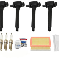 Tune Up Kit Ignition Coils Spark Plugs & Filters For 15-2021 Jeep Renegade 2.4L