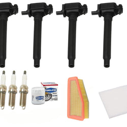 Tune Up Kit Ignition Coils Spark Plugs & Filters For 2020 Jeep Cherokee 2.4L