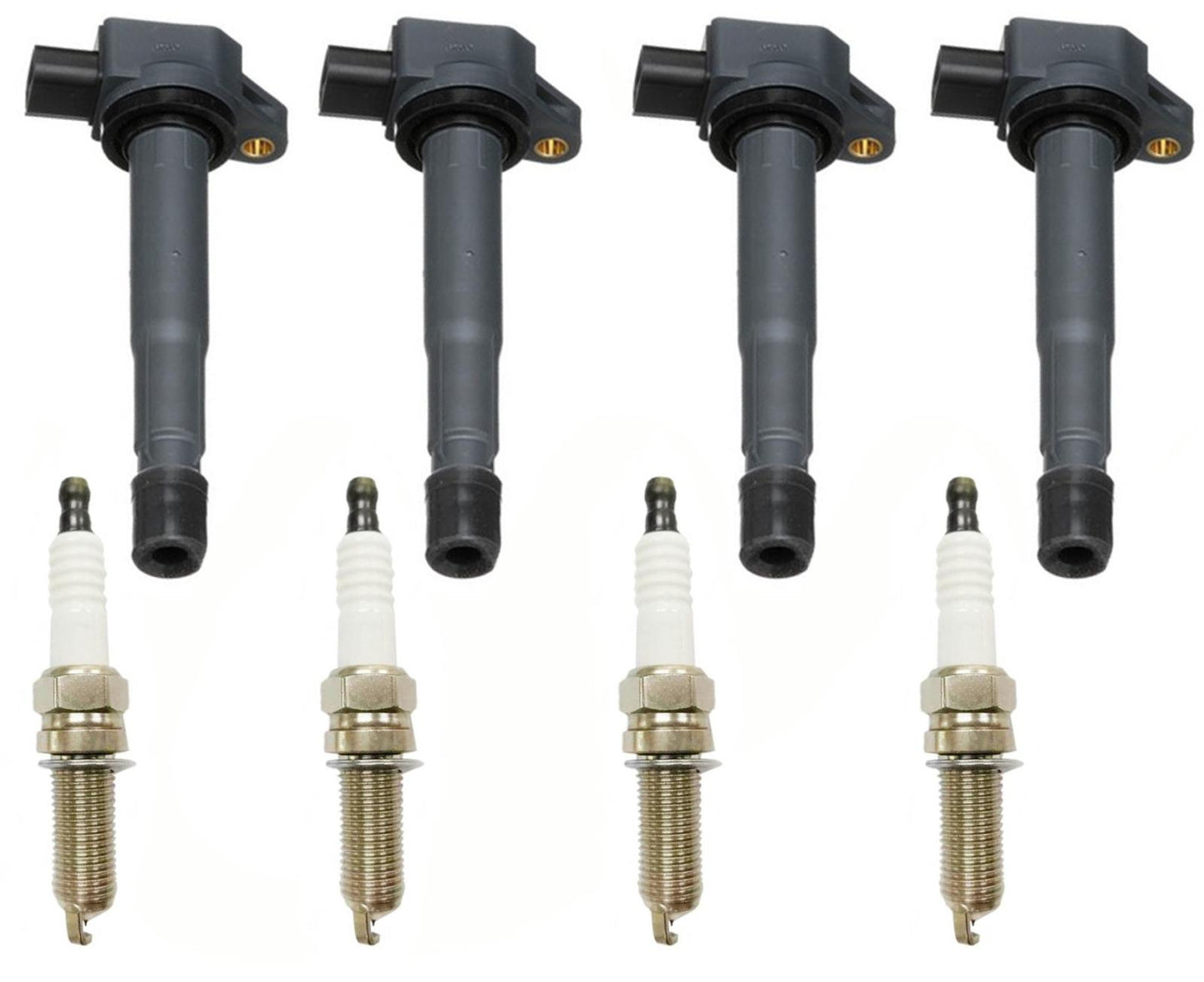 4 Direct Ignition Coils & Platinum Spark Plugs For 2007-2012 Acura RDX 2.3L