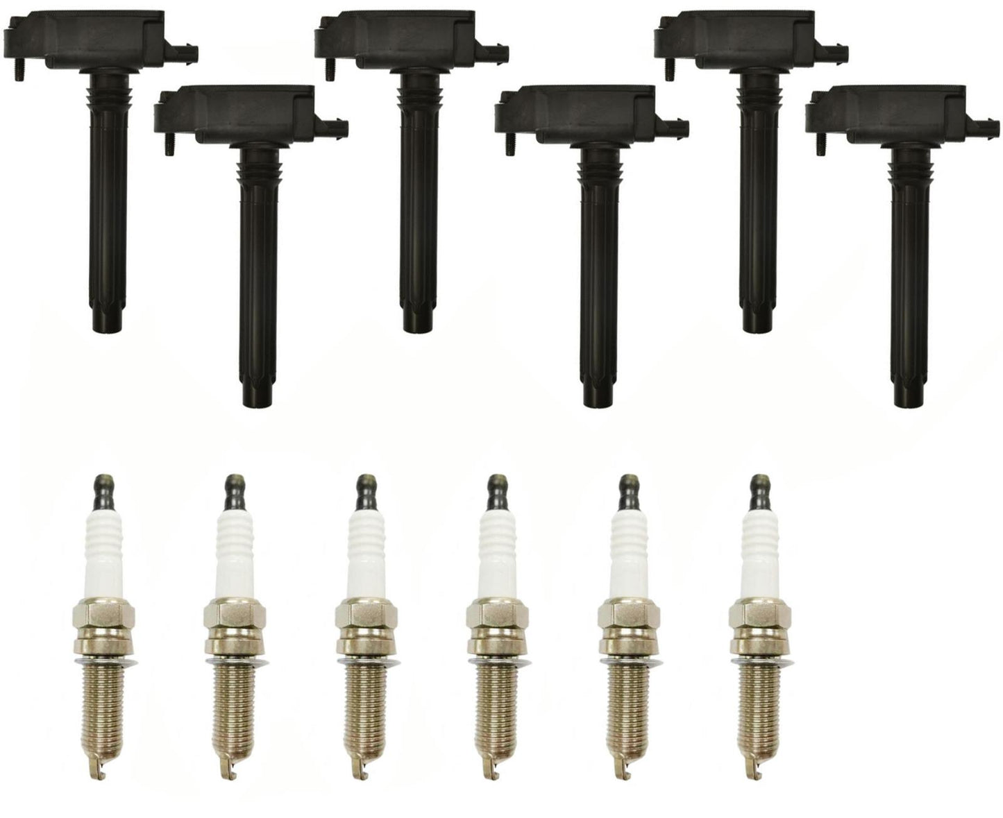 6 bobinas de encendido directo y bujías para Jeep Grand Cherokee 3.6L 2016-2020