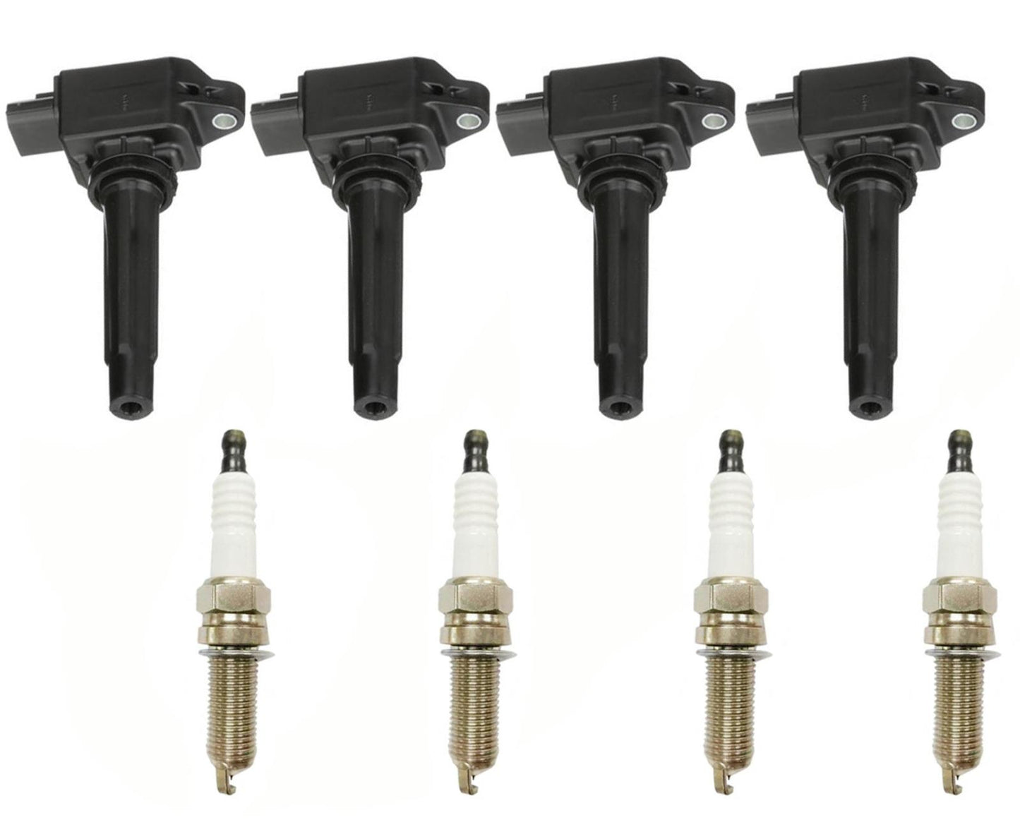 4 bobinas de encendido directo y bujías para Mazda 3 2.0L / 14-20 6 2.5L 2012-2019.