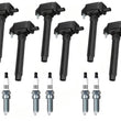 6 Direct Ignition Coils & Spark Plugs For 2011-2021 Chrysler 300 3.6L