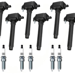 6 Direct Ignition Coils & Spark Plugs For 2011-2021 Chrysler 300 3.6L