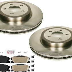 Front Brake Rotors & Ceramic Brake Pads for 2014-2021 Dodge Charger RWD