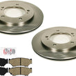 Front Disc Brake Rotors & Semi Metallic Brake Pads for 1999-2004 Suzuki Vitara