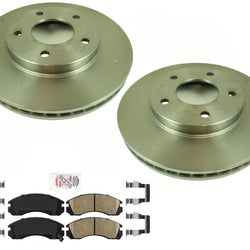 Front Disc Brake Rotors Brake Pads for All Wheel Drive Mitsubishi Eclipse 98-99