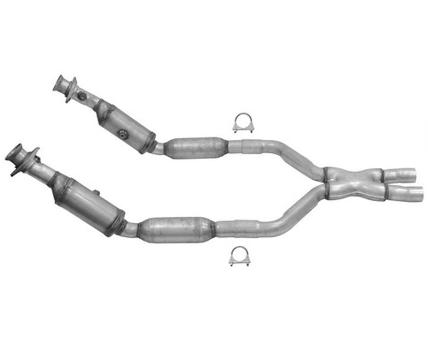 Convertidores catalíticos delanteros izquierdo y derecho, tubo H para Ford Mustang 3.7L 2011-2014