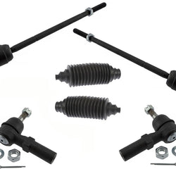 For 2000-2005 Pontiac Bonneville Inner & Outer Tie Rod Rods Ends 4 Pc