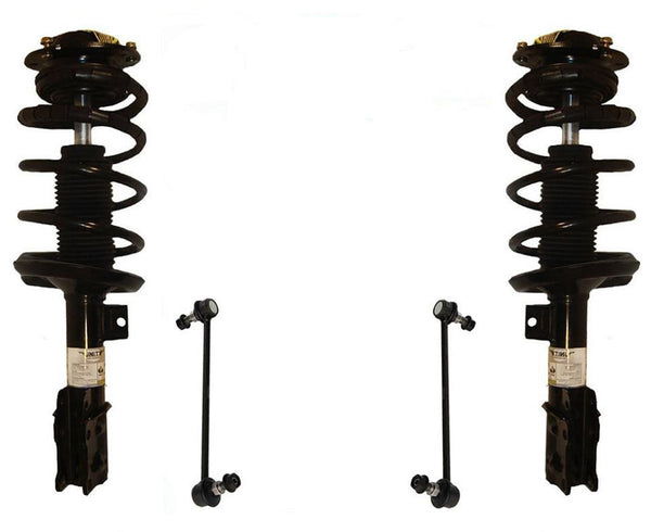 Front Coil Spring Strut Assemblys for 2004-2011 Chevrolet Malibu W Sway Bar lk