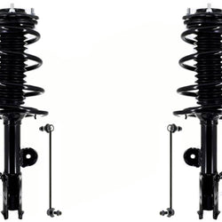 Front Complete Struts Coil Springs & Sway Bar Links For 2015-2017 Lexus NX200T