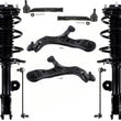 Front Struts Lower Control Arms Tie Rods & Links For 2015-2017 Lexus NX200T
