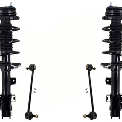 Front Complete Struts W/ Coil Springs & Sway Bar Links For Mazda CX-5 2017-2020
