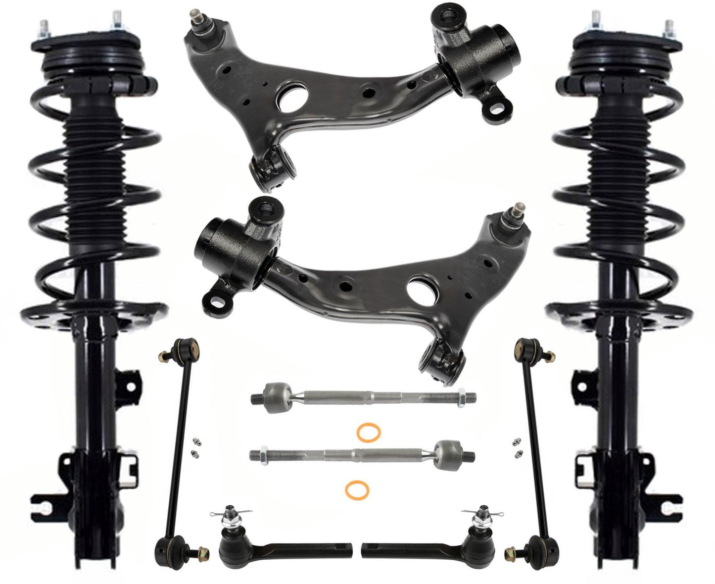 Brazos de control de puntales delanteros, varillas de amarre, rótulas y enlaces para Mazda CX-5 2017-2020