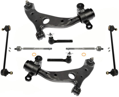 Front Lower Control Arms Ball Joints Tie Rods & Links For 2017-2025 Mazda CX-5