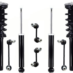 Front Complete Struts Rear Shocks & Sway Bar Links For 2016-2017 Volvo XC90 T5