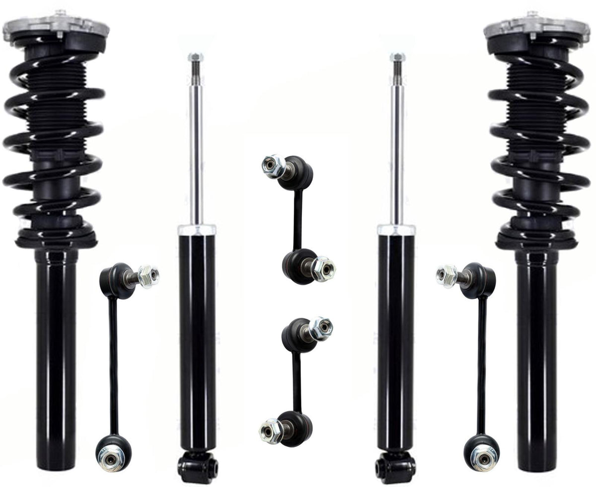 Front Complete Struts Rear Shocks & Sway Bar Links For 2017-2019 Volvo XC90 T6 - Photo 1