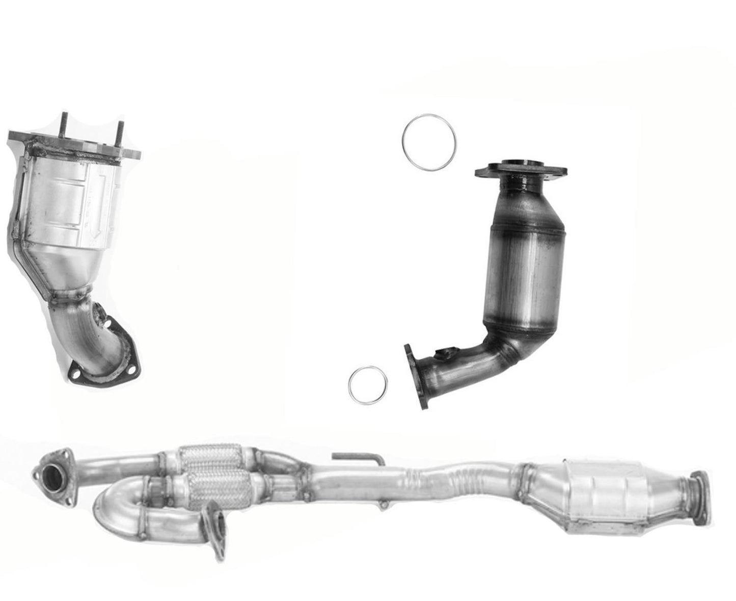 Upper & Lower Rear Catalytic Converter Gaskets for Nissan Murano 2003-2007