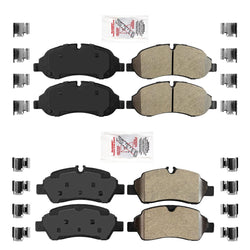 Front Pads and Rear Pads  FOR 2015 -2019 Ford Transit 150 250 350 Heavy Duty HD