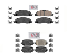 Front & Rear Ceramic Brake Pads for 2020-2022 Ford Explorer with 345MM Rotors