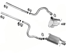 Tubos de extensión del sistema de escape silenciador doble para Ford Mustang 3.7L 2011-2014