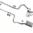 Exhaust System Extension Pipes Dual Muffler For Ford Mustang 3.7L 2011-2014