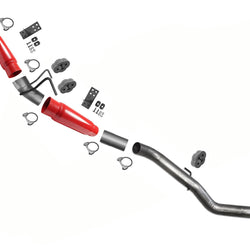 Cherry Bomb Muffler Tail pipe Exhaust System For Ram 2500 Diesel 2007 2011 2012