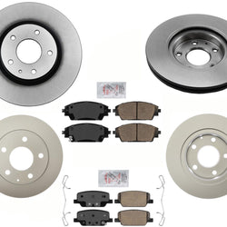 Front Brake Rotors Rear Coated Disc & Brake Pads For Mazda CX-30 20-22 302.7MM
