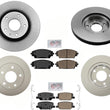 Front Brake Rotors Rear Coated Brake Rotors Pads For Mazda CX-30 20-22 264.8MM