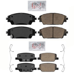Front & Rear AmeriPRO Ceramic Disc Brake Pads For Mazda CX-30 2020 2021 2022