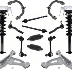 Front Struts Control Arms Tie Rods Sway Bar BJ For Cadillac CTS 2003-2007 FE-1