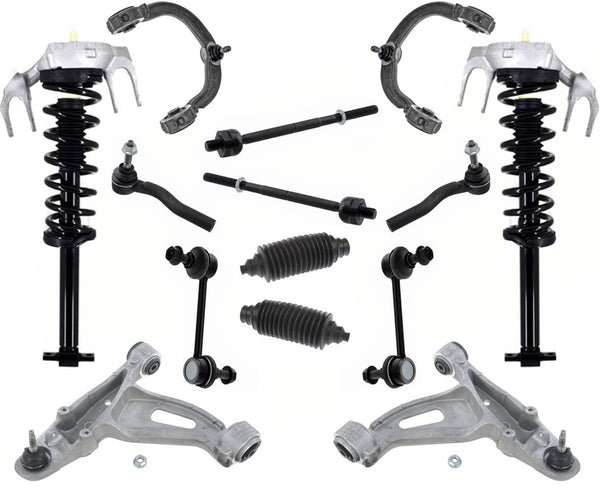 Front Struts Control Arms Tie Rods Sway Bar BJ For Cadillac CTS 2003-2007 FE-1