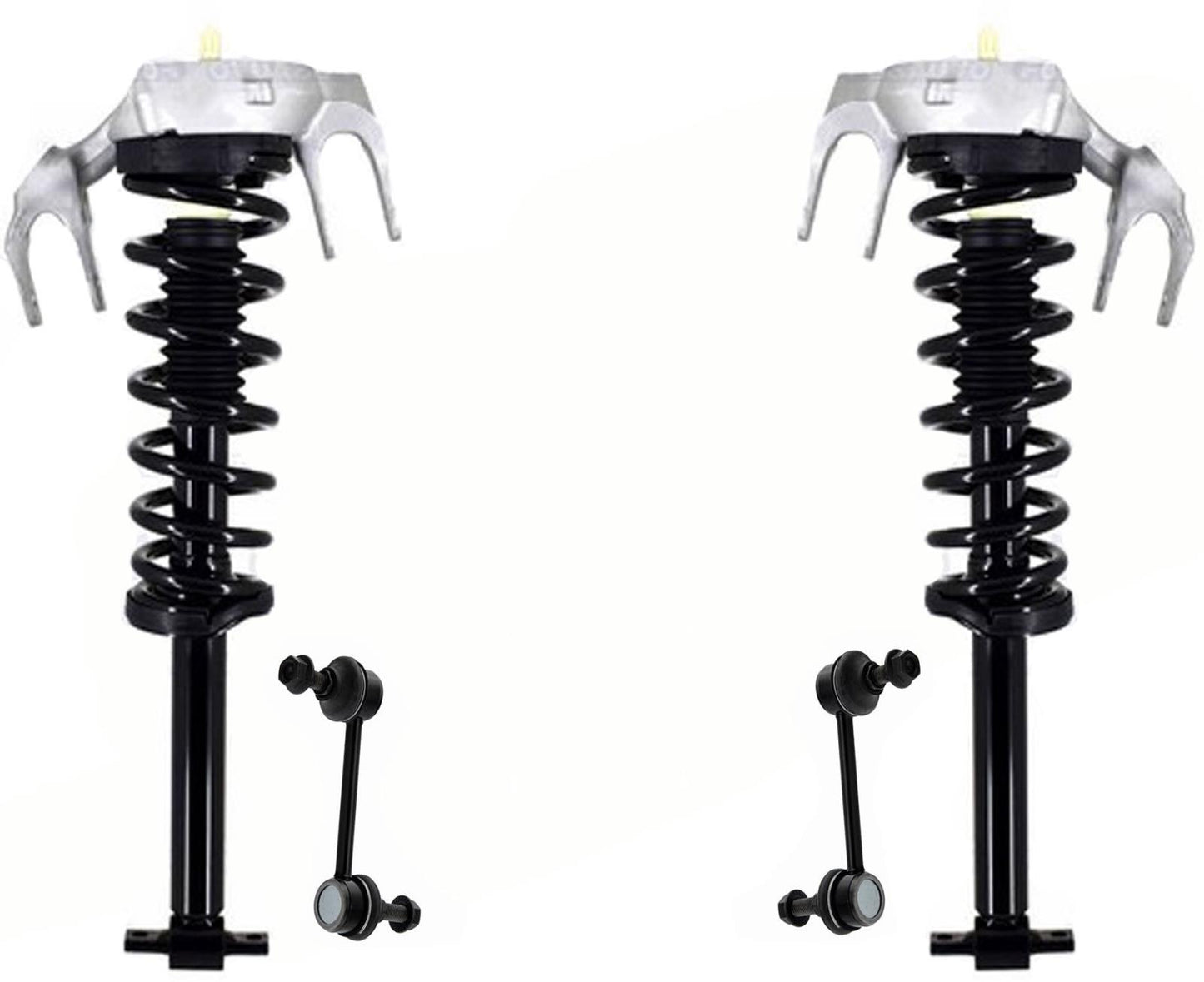 Soportes completos de resortes en espiral, enlaces de barra estabilizadora para Cadillac CTS 03-07 FE-1
