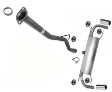 Tubo de extensión del sistema de escape, silenciador, tubo de escape para Mazda RX-8 RX8 2004-2008