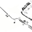 Catalytic Converter Exhaust Pipe Muffler Tail pipe For Civic Coupe 1.8L 06-2008