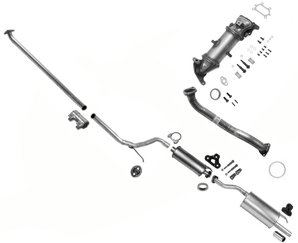 Catalytic Converter Exhaust Pipe Muffler Tail pipe For Civic Coupe 1.8L 06-2008