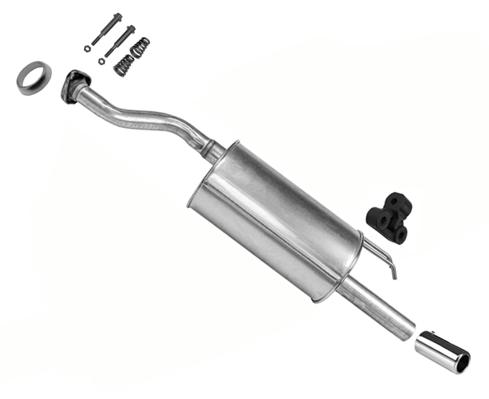 Pernos del tubo de escape del silenciador trasero, punta cromada para Honda Civic 1.8L 2006-2011