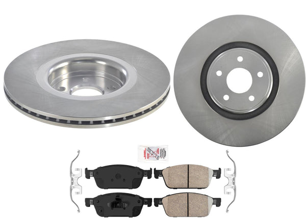 Front Disc Brake Rotors & Brake Pads For 2015 2016 2017 2018 2019 Lincoln MKC