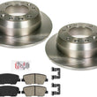 Rotores de freno de disco trasero y pastillas de freno de cerámica para Kia Sedona 2007-2012