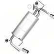 Rear Muffler Dual Outlet without Chrome Tips for Nissan Murano 2003-2007