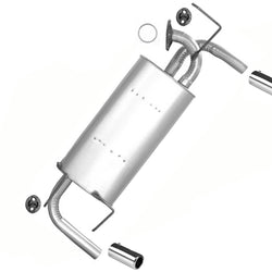 Rear Muffler Dual Outlet without Chrome Tips for Nissan Murano 2003-2007