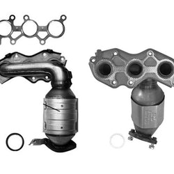Convertidor catalítico del colector delantero y trasero para Toyota Camry ES350 3.5L 2007-2017