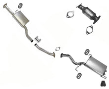 Tubo resonador convertidor silenciador trasero de doble salida para KiA Sorento 3.5L 2011-2013