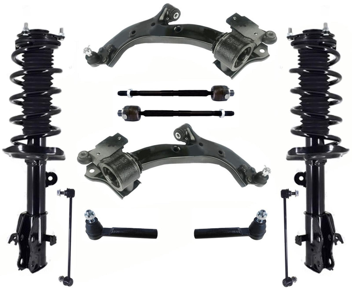 Enlaces de varillas de amarre de brazos de control inferiores de puntales completos delanteros para Acura RDX 2013-2018 - Photo 1